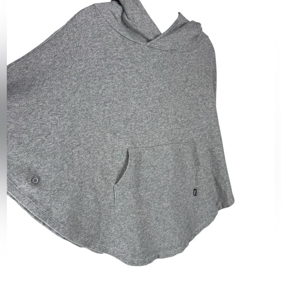 Vans grey fleece hoodie poncho size small - Picture 1 of 4